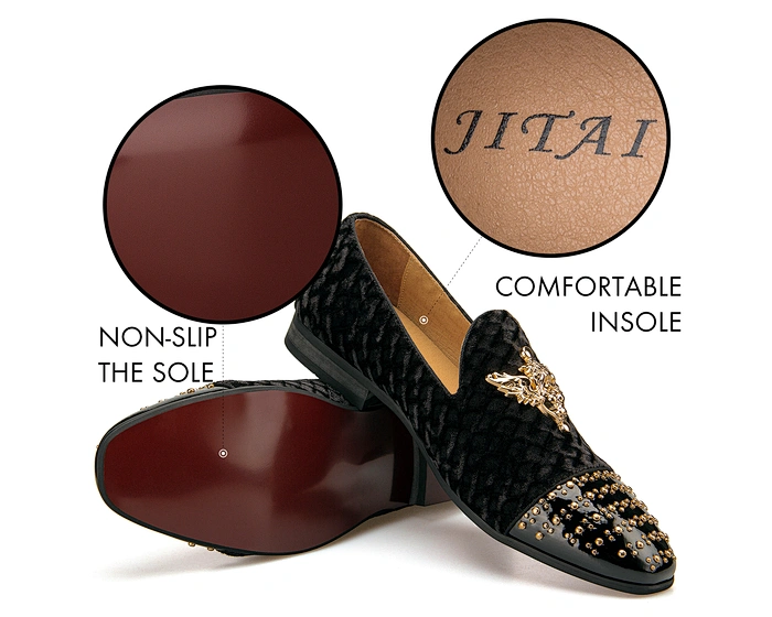 leather male shoe