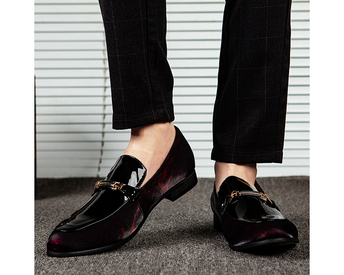 men leather shoes loafer