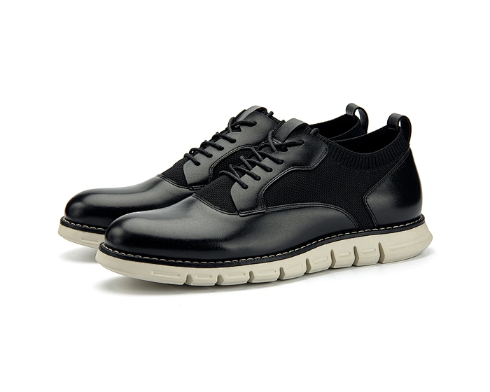 wholesale men's slippers with buckle leather leather dress loafers for men slip on shoes