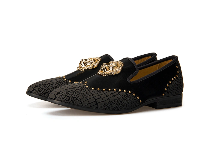leather male shoe