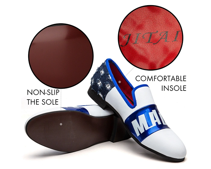 man loafer shoe leather