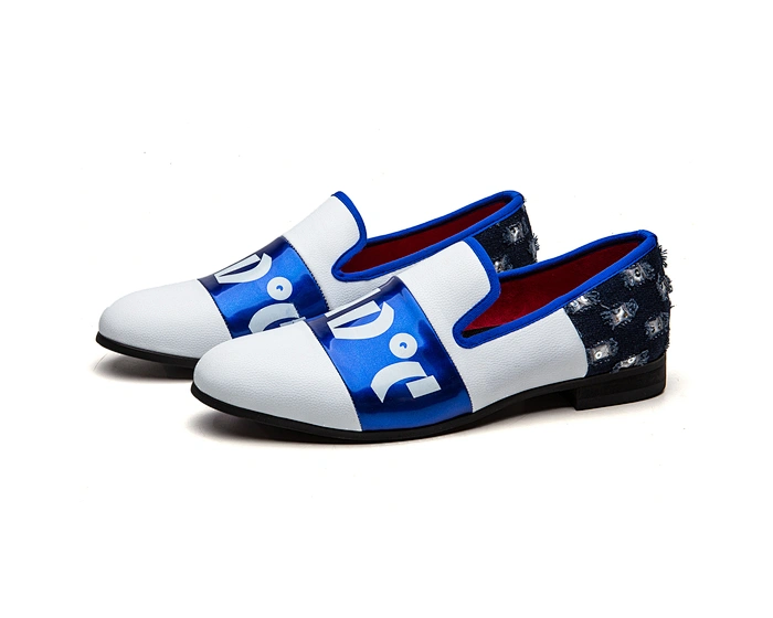 man loafer shoe leather