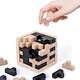 Montessori Early Education 3D Wooden Cube Brain Teaser Puzzle Toy Kids Brain Toys