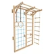 wooden climbing frame