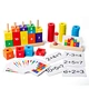 wood math blocks