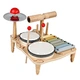 childrens wooden drum kit