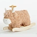 playful plush rocking horse