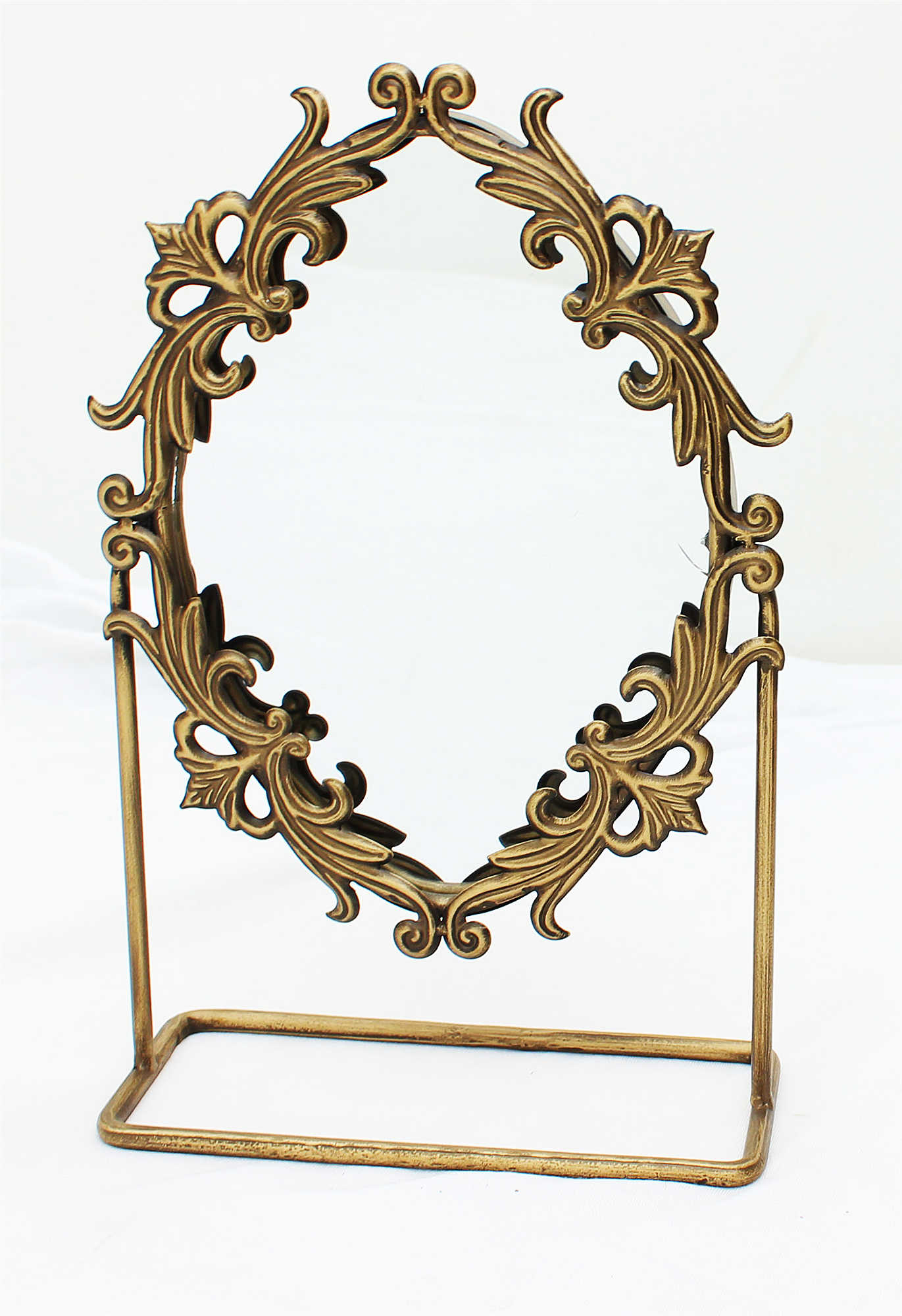 Metal Golden Ornate Mirror