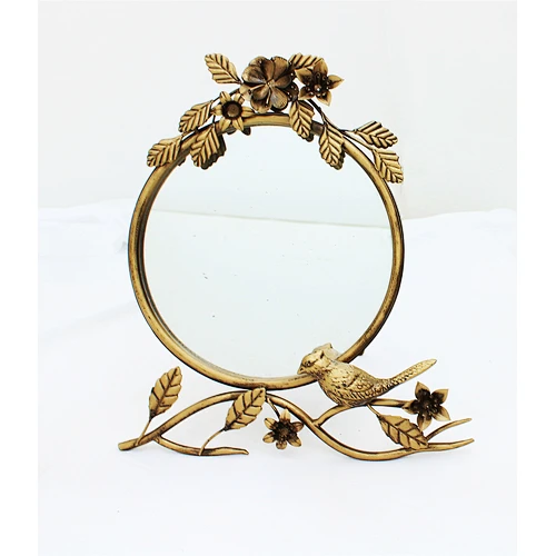 Metal Table Mirror