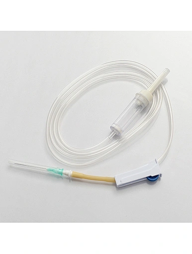 infusion set with burette