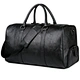 Made from high-quality leather, this bag is built to last and only gets better with age. With its spacious interior and multiple pockets, you can easily organize your belongings and keep everything in its place.