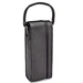 leather wine tote
