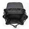 black leather purse