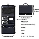 hanging travel makeup bag