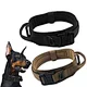 Dog collars are made with cotton and linen,are natural with good permeability,suitable for daily wear by dogs.High-quality quick release plastic buckle,equipped with a D-Ring for quick and easy leash attachment.Hand-made, twice quality inspections.