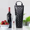 Made with high-quality materials and sturdy construction, our tote bag ensures safe and secure transportation of your wine bottle - perfect for picnics, outdoor gatherings, and dinner parties. With a stylish and elegant design, it's also a great way to pr