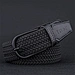 black leather belt