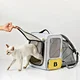 cat carrier with litter box