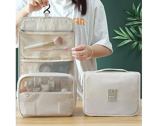 Waterproof Makeup Pouch is the perfect solution for keeping your cosmetics safe and dry, no matter what the weather. Made from high-quality waterproof materials, it's strong and durable, and designed to protect your beauty essentials from water damage.