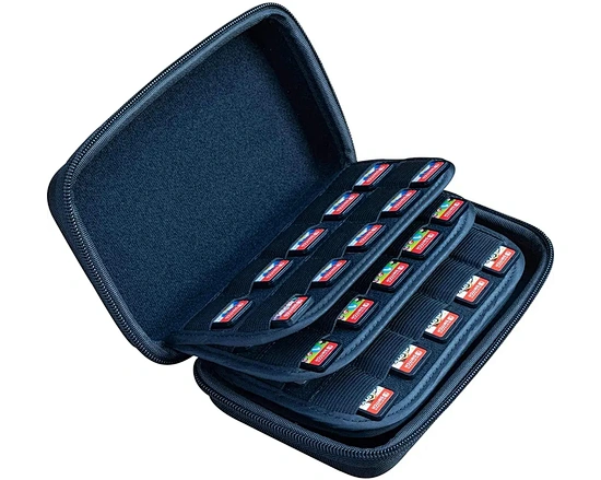 Our organizer is designed to provide versatile and convenient storage for your gaming essentials, including your console, controllers, cables, and games. So whether you're traveling or just need to keep your gaming gear organized at home, our Nintendo Swi