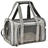 You can use it as a tote bag or shoulder bags with adjustable strap. Perfect for transportation by car, train, plane, etc. In addition to serving for pets, you can also use it to load other items such as clothes, shoes, etc.