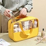 Our waterproof cosmetic bag is the perfect accessory for anyone who wants to keep their cosmetics safe and dry. With a spacious and durable design, this bag is perfect for storing all your makeup essentials while protecting them from water damage.