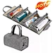 Our Hanging Makeup Bag it's both with its multiple compartments and pockets, you can easily store and separate all your cosmetics and toiletries, and its convenient hook allows you to hang it up wherever you go.
