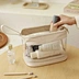 Looking for a convenient and organized way to store your travel-sized beauty essentials? Travel Cosmetic Bags. With multiple compartments and a compact design, these bags are perfect for on-the-go touch-ups or packing light while traveling.