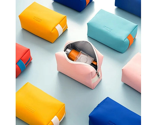 Designed to store and organize all your cosmetics and toiletries. From makeup brushes to toothbrushes, this versatile bag has ample space and convenient compartments to keep all your essentials in one place.