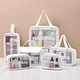 Looking for a practical and stylish way to store and travel with your cosmetics? Clear Cosmetic Case. With its sleek and see-through design, this case allows for easy identification of your products.