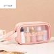 clear cosmetic bags for travel