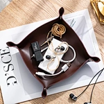 Leather  Catchall Trays Organizer