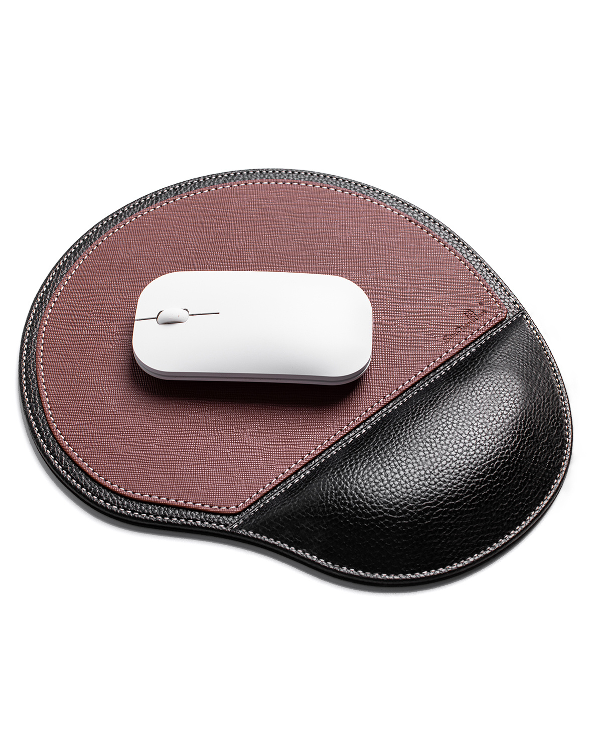 Office Leather Mouse Pad Gaming with Wrist Support