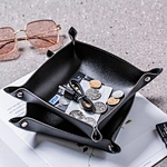 black valet tray