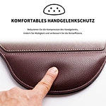 Brown Leather Mouse Pad