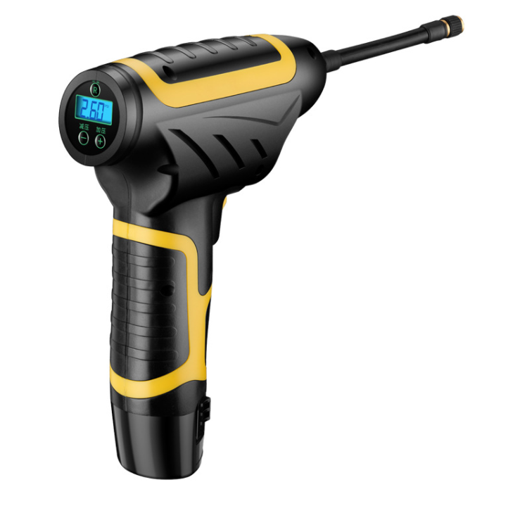 Rechargeable Portable Digital Tire inflator With 150 PSI Pressure Gauge