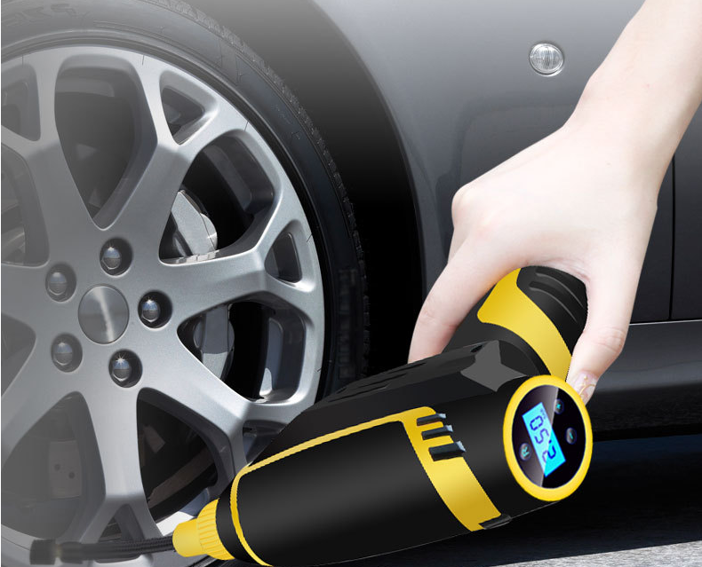 One Hand Operation Rechargeable Tire Inflator