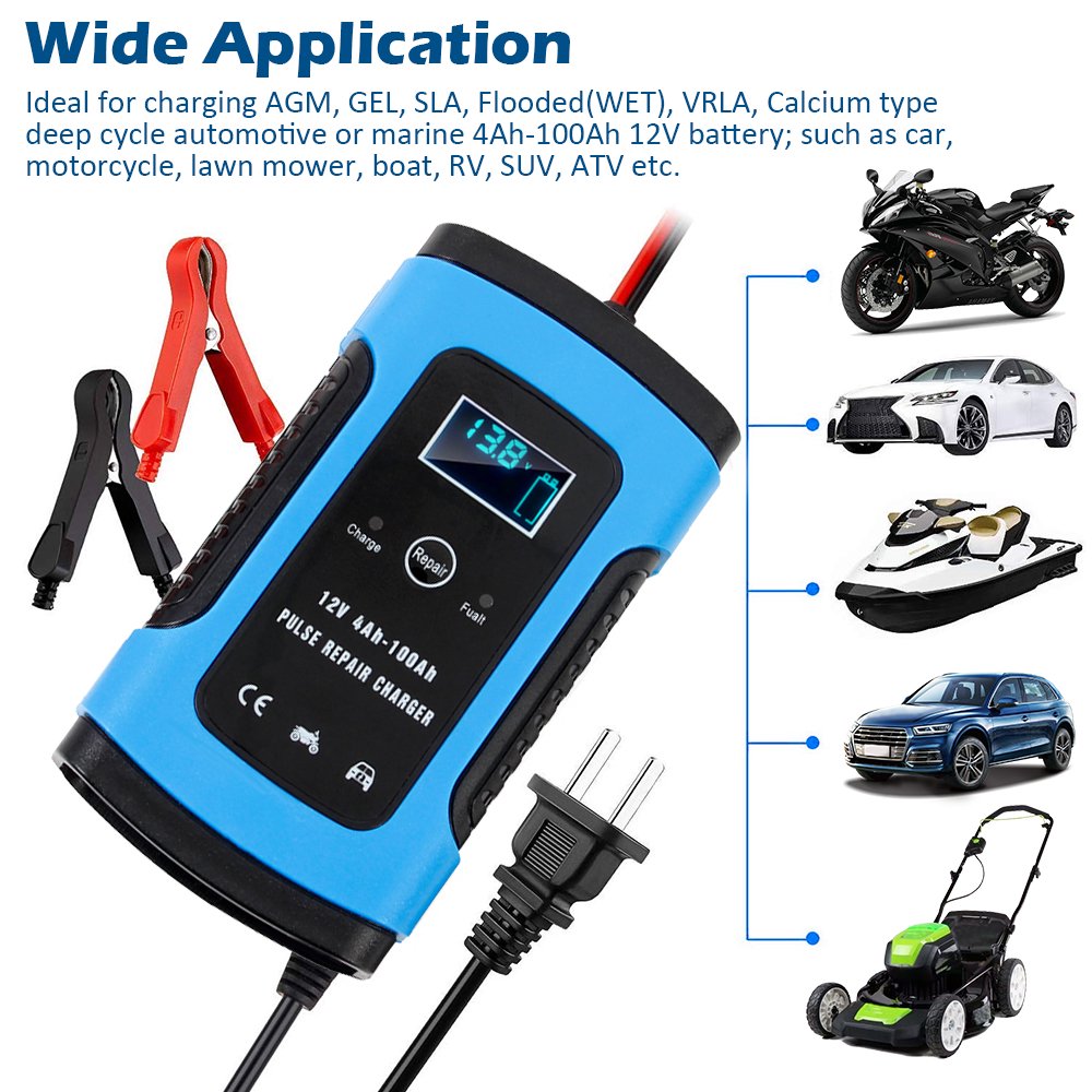 Marine 12 Volt Battery Charger With Intelligent Cooling System