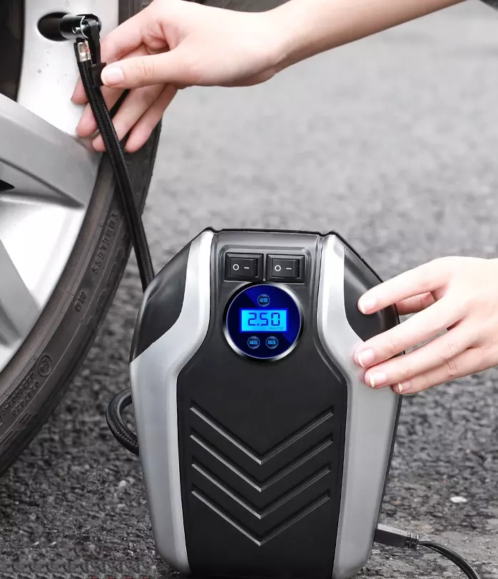 Portable Air Compressor 12V DC Car Air Pump with Digital Display