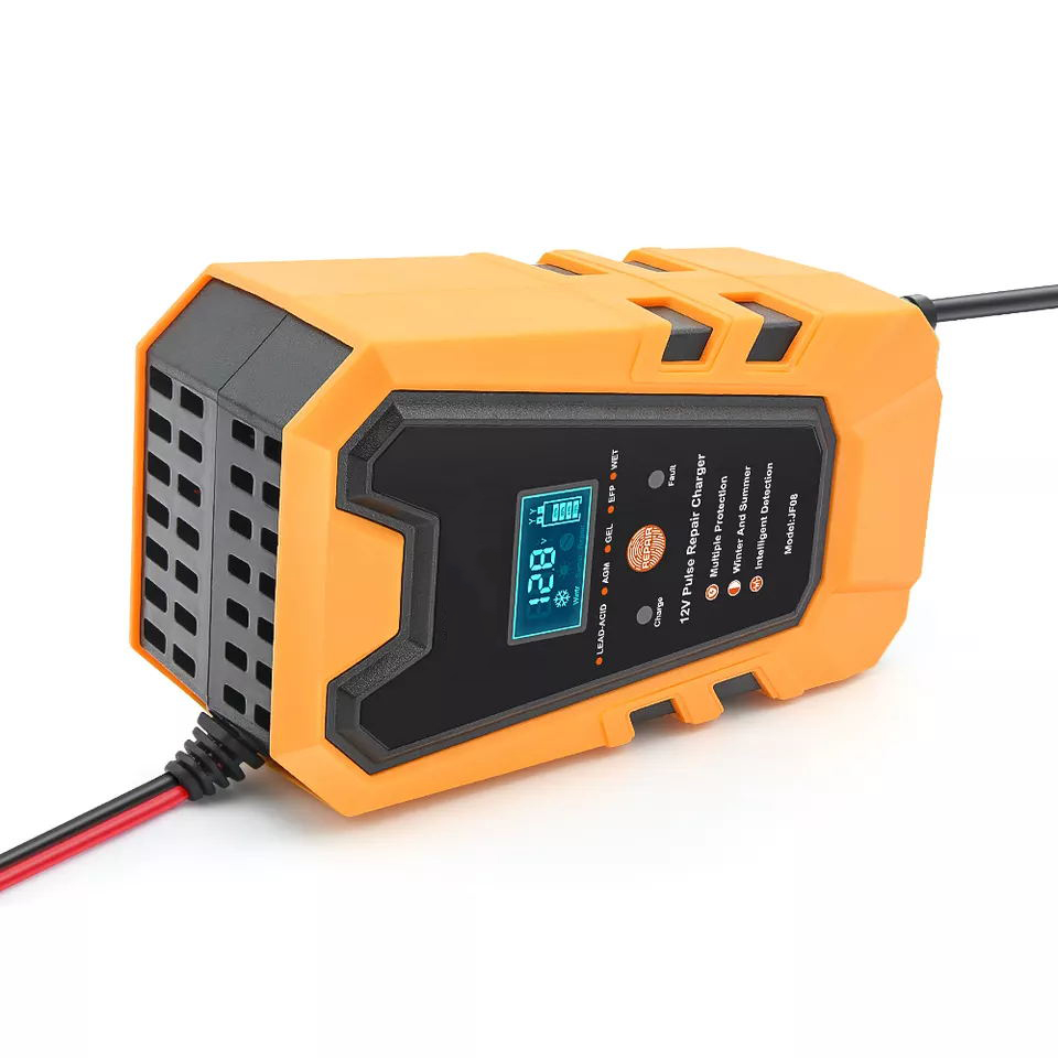 Chargeur de batterie robuste 12 V 6 A pour tous les véhicules
