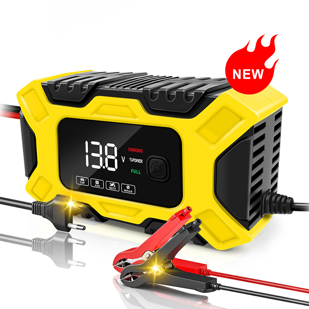 12V 30A Bench Battery Charger with Clamps