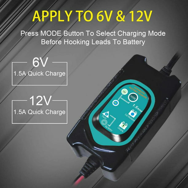 6V/12V battery charger for boats and trucks
