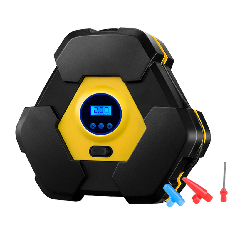Automatic Tire Inflator with Emergency LED Flasher for Cars, Motorcycles, Bikes