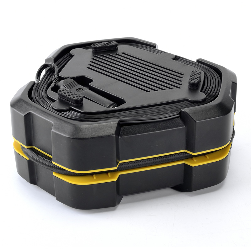Automatic Tire Inflator with Emergency LED Flasher for Cars, Motorcycles, Bikes
