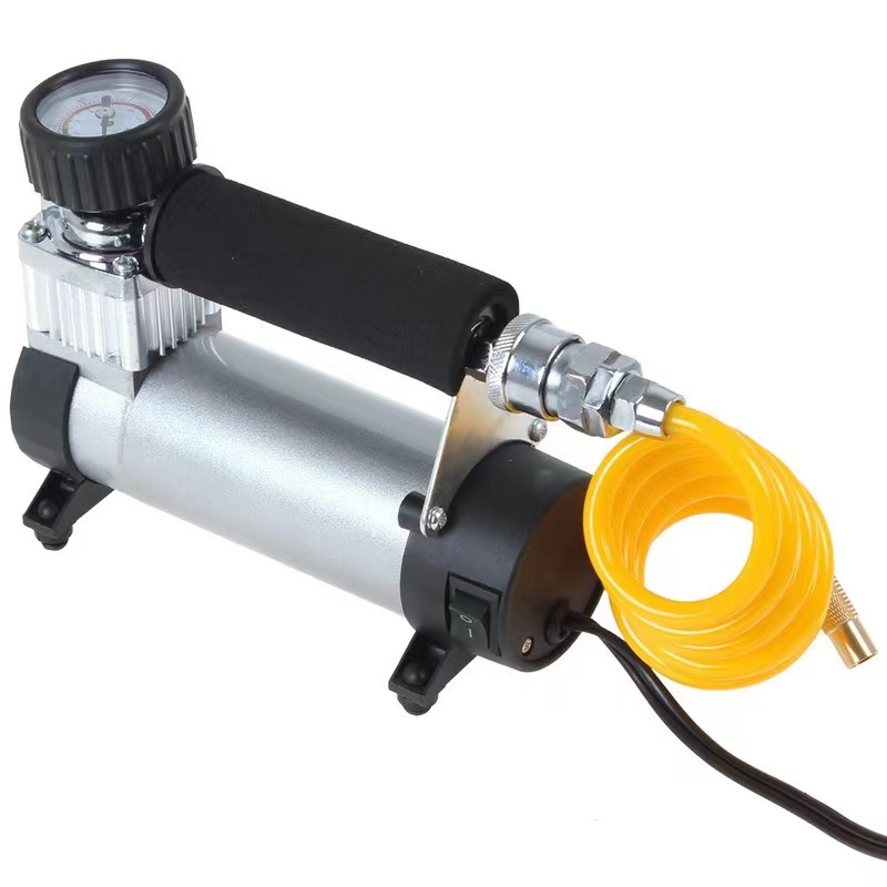 Small 12volt air compressor with extension cord fast filling speed