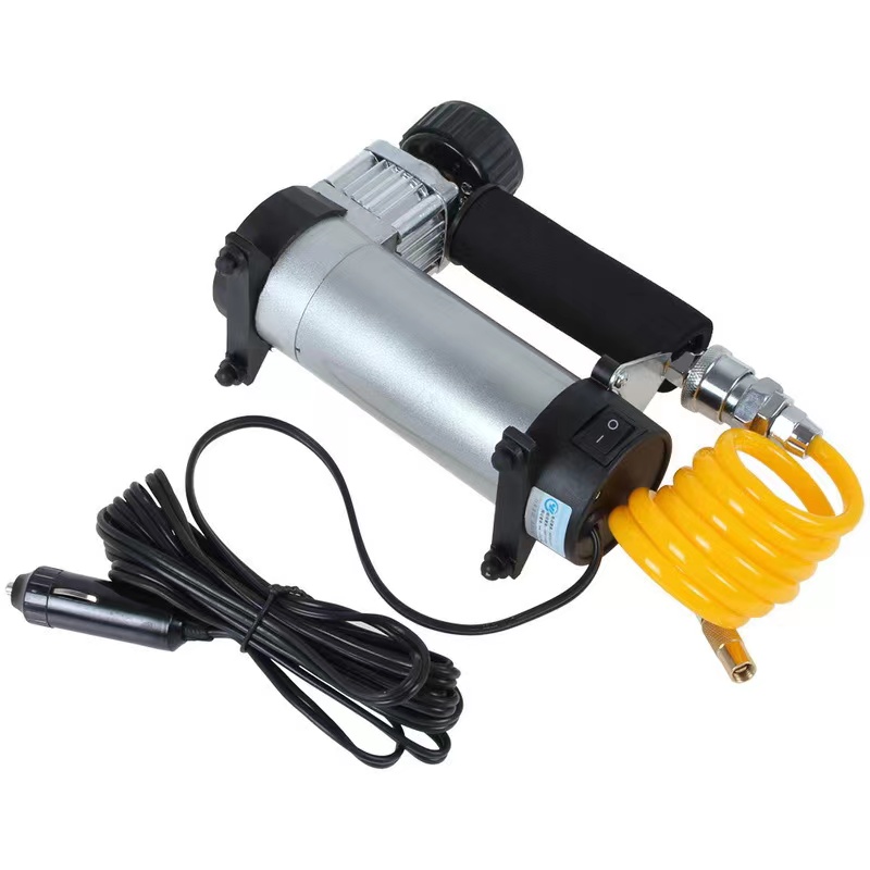 Small 12volt air compressor with extension cord fast filling speed