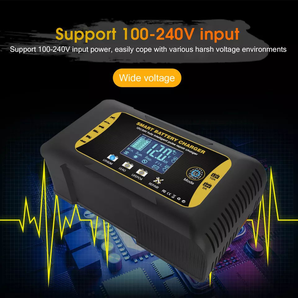 lithium battery starter 100-240v input