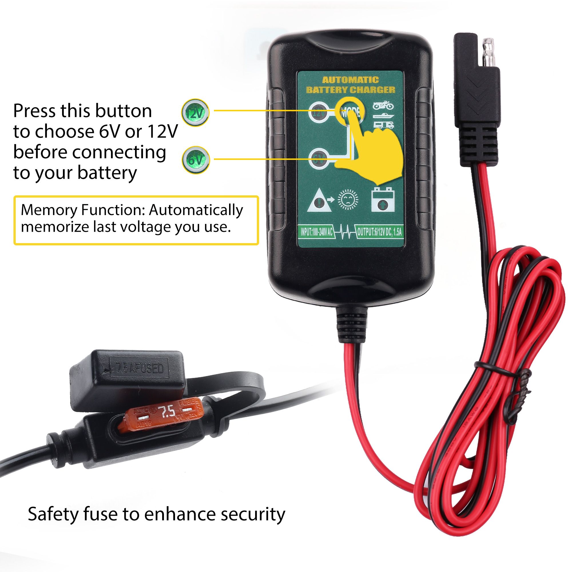 12v trickle charger maintainer
