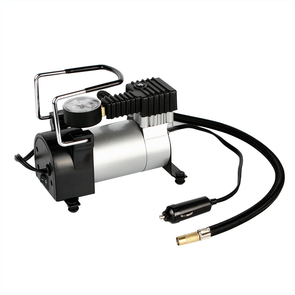 Portable 12v air inflator pump for car tires