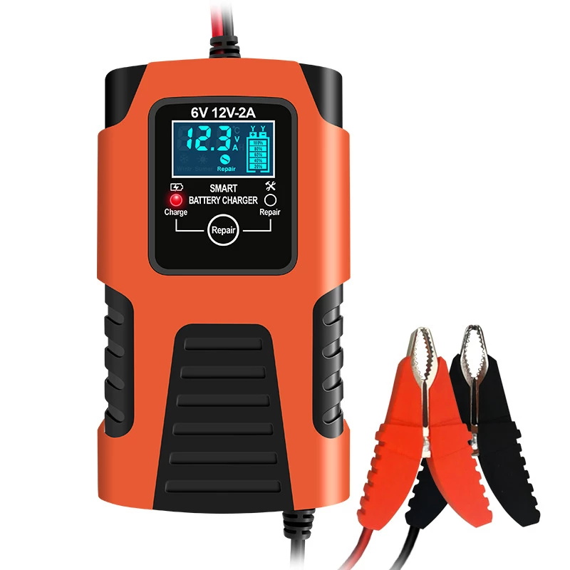 Manual Car Battery Charger With 3-stage Chargers